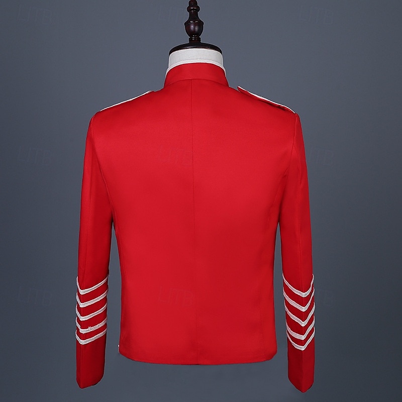 Retro Vintage Rococo Coat Masquerade Circus Jacket Prince Aristocrat Men's Carnival Masquerade Event / Party Adults' Coat Spring Fall & Winter 2025 - $71.99 –P4