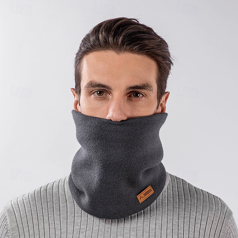 Polaina de cuello Tubo de cuello Bragas Portátil Resistente al Viento Suave Invierno Otoño Hombre Mujer Pesca Actividad 2025 - $10.49 –P2
