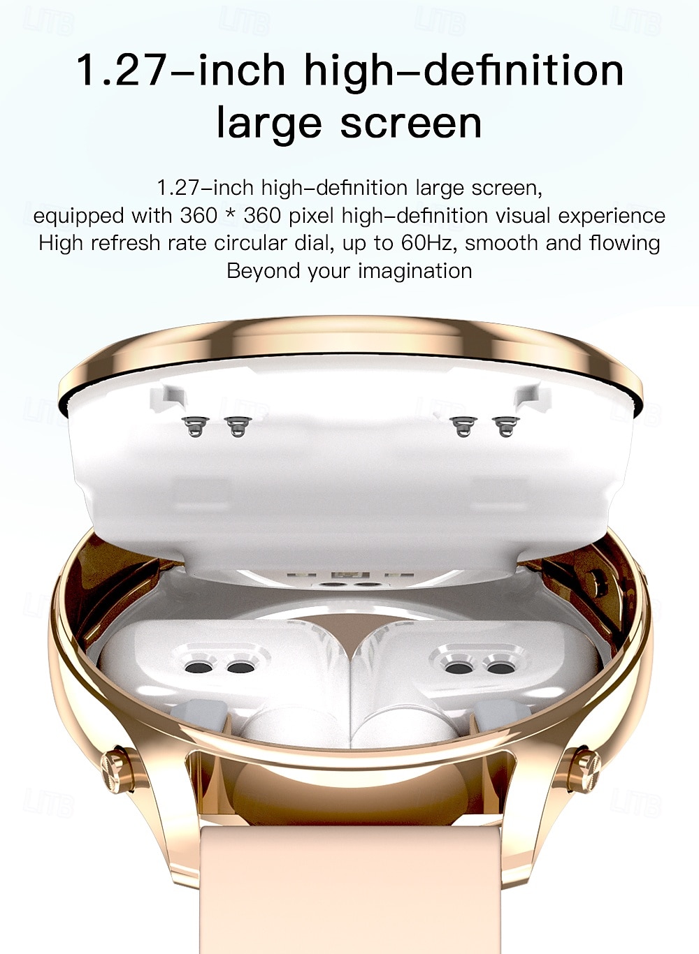 New TWS 2-in-1 With Headset Smart Watch Bluetooth Call Men Watch Women SmartWatch Heart Rate Monitor Play Music Watch 2025 - $78.99 –P5