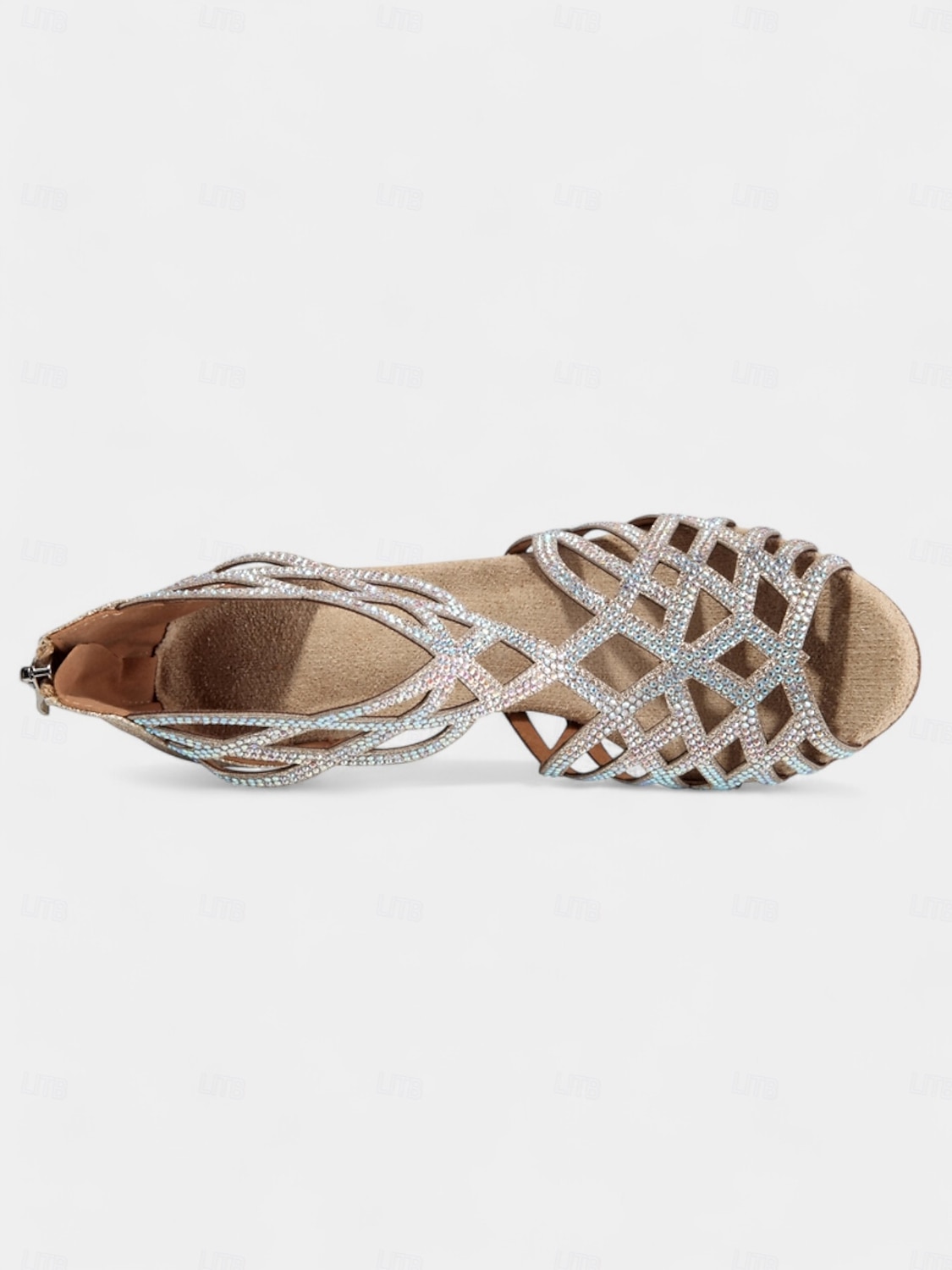 sandales de danse noires à strass pour femmes avec design à lanières et talon moyen – parfaites pour la danse de salon, la salsa et la danse latine de 2025 ? $54.99 –P4
