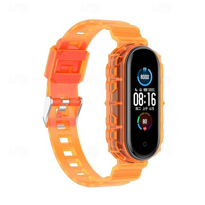 2025年 スマートウォッチバンド と互換性があります Xiaomi Mi Band 6 NFC Mi Band 5 NFC スマートウォッチ ストラップ 調整可 ソロループ スポーツバンド 置換 リストバンド  コレクション – $12.99 –P5