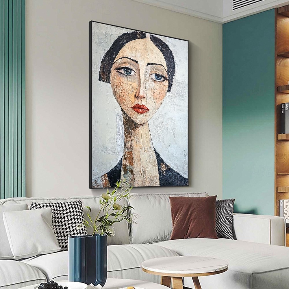 handmålad pablo picasso kvinnor abstrakt canvaskonst oljemålning handgjord firgure oljemålning för vardagsrum sovrum heminredning väggkonst vacker flicka målning 2025 - $116.99 –P6