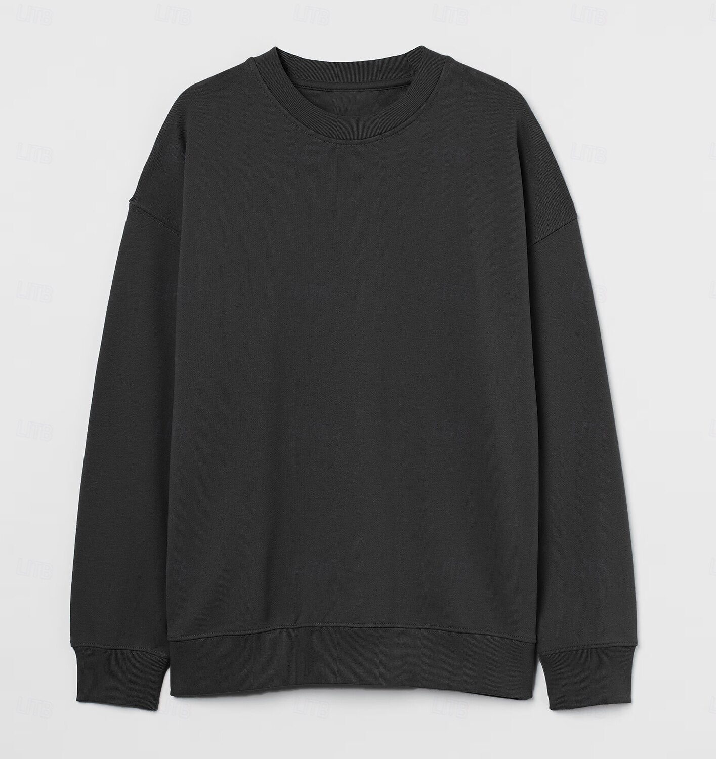 Herr Tröja Svart Mörkgrå Rund hals Slät Ledigt Dagligen Sport icke-tryck Grundläggande Träning Höst Vinter Kläder Pull Tröjor Långärmad 2025 - $31.99 –P3
