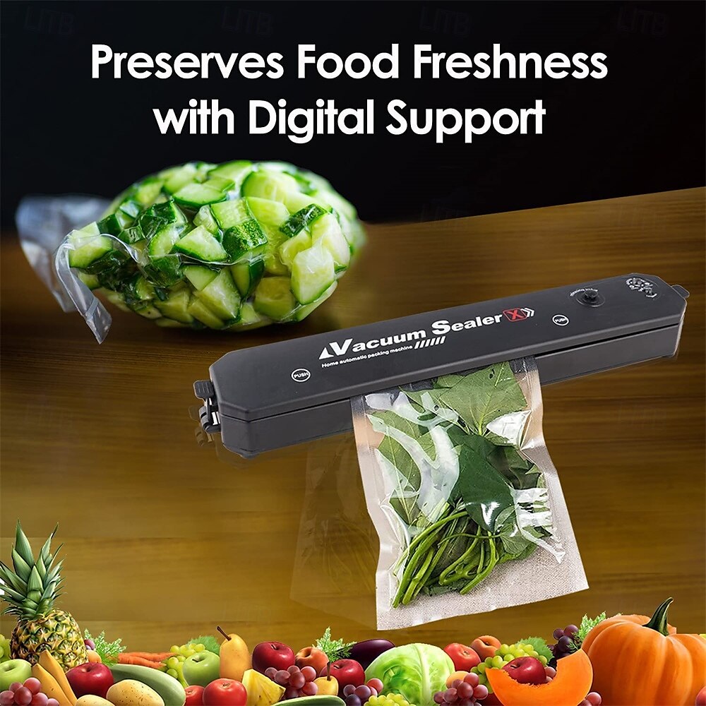 Machine à sceller sous vide 60kpa machine à sceller sous vide alimentaire multifonction automatique avec 10 sacs alimentaires pour légumes et fruits us/eu/en plag de 2025 ? $31.99 –P2