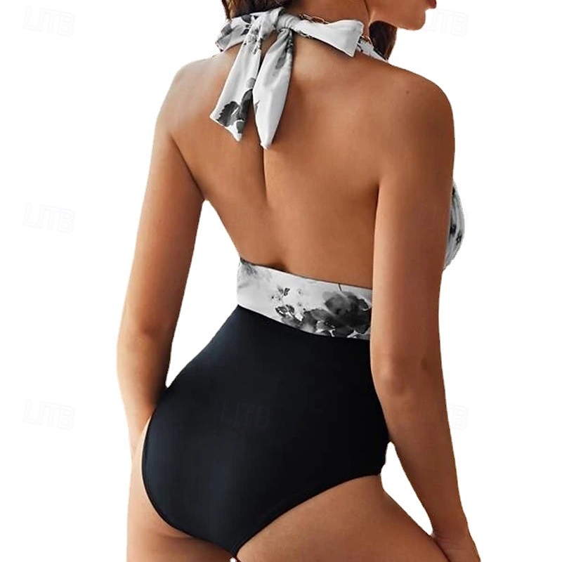 Femme Maillots de Bain Une pièce Maillot de bain Elégant Mode Bloc de couleur Sans Bretelles Maillots de bain de 2025 ? $31.99 –P3
