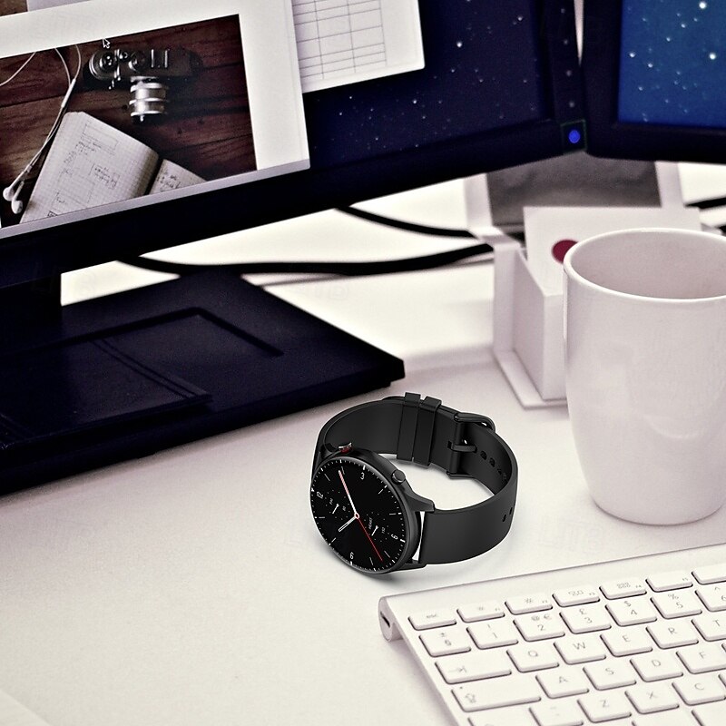 حزام الساعة الذكية متوافق مع Amazfit هوامي أمازفيت ستراتوس 2 أمازفيت بيس ستراتس أمازفيت Amazfit GTR 47mm Amazfit GTR 2e ساعة ذكية حزام قابل للتعديل حلقة فردية عصابة الرياضة إستبدال معصمه 2025 - $11.99 –P4