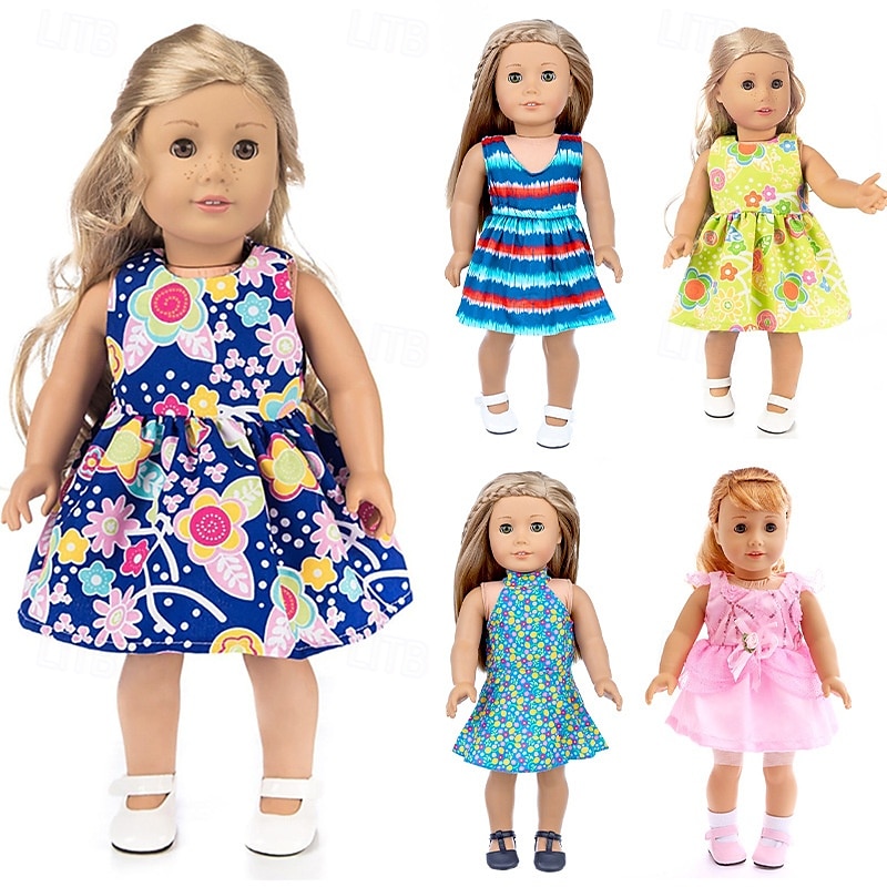 2025年 18 インチの人形の服とアクセサリーは、18 インチの女の子の人形に適合します (人形なし) コレクション – $16.99 –P1
