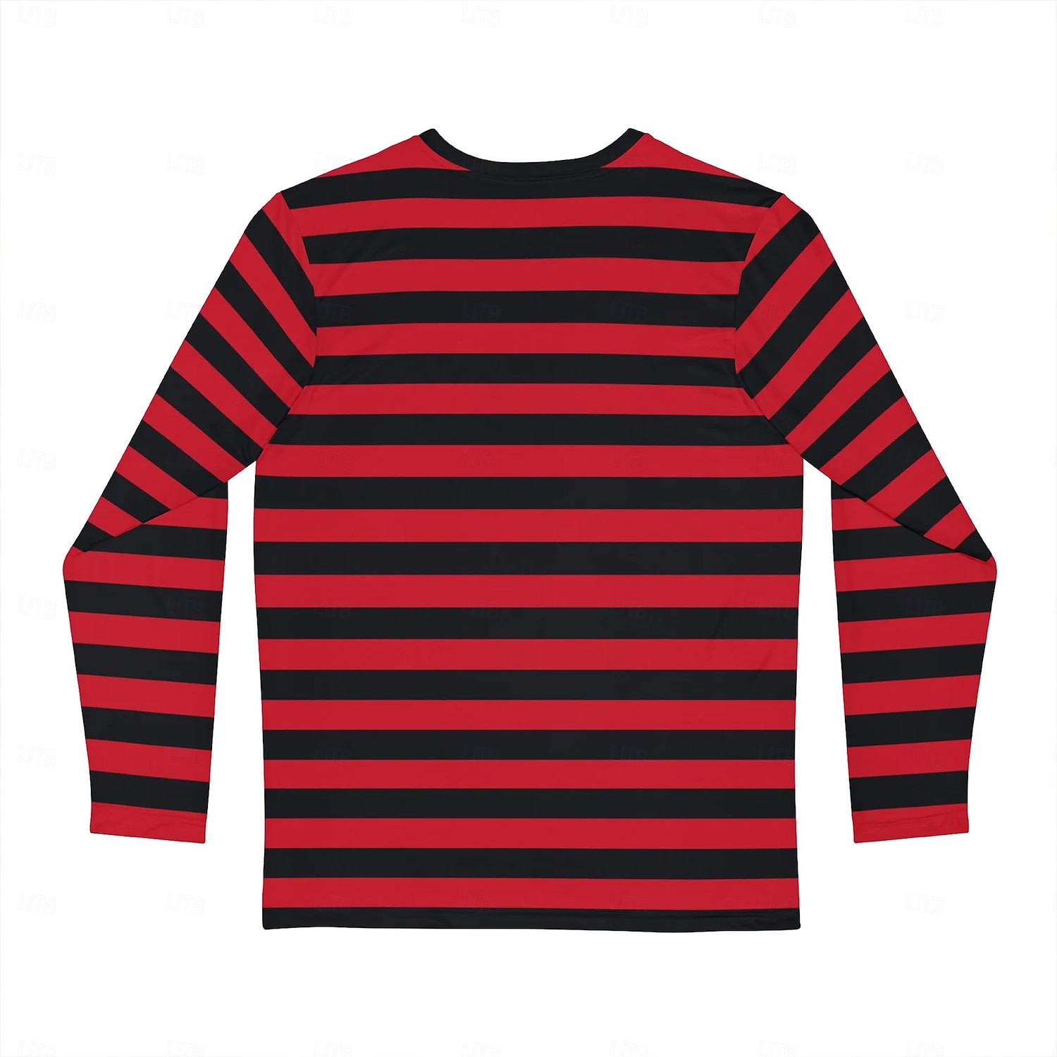 Weihnachten Herren Gestreift T Shirt Langarm T-Shirt 3D-Druck Rundhalsausschnitt Hemd Täglich Designer Brautkleider schlicht Strasse Casual Rote Sommer Frühling Herbst Bekleidung S M L XL XXL XXXL 2025 - €15.99 –P2