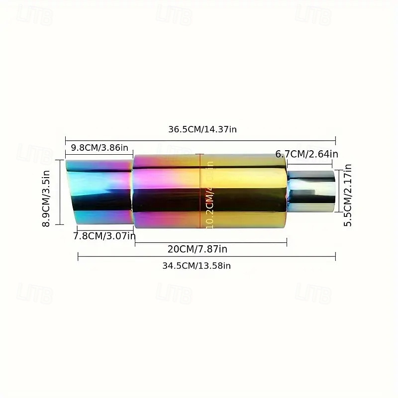 Car Exhaust Rear Straight Exhaust Stainless Steel Exhaust System End Conversion Parts Exhaust Drums 2025 - $86.99 –P6
