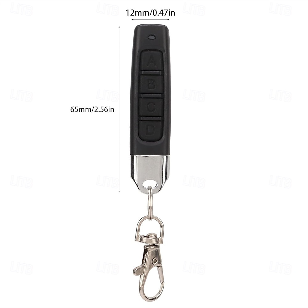 Remote Switch Wireless 433.92MHZ Garage Door Opener Cloning Remote Key with Keychain Learn Button for Car Overhead Door Gate LED Light 2025 - $11.99 –P6
