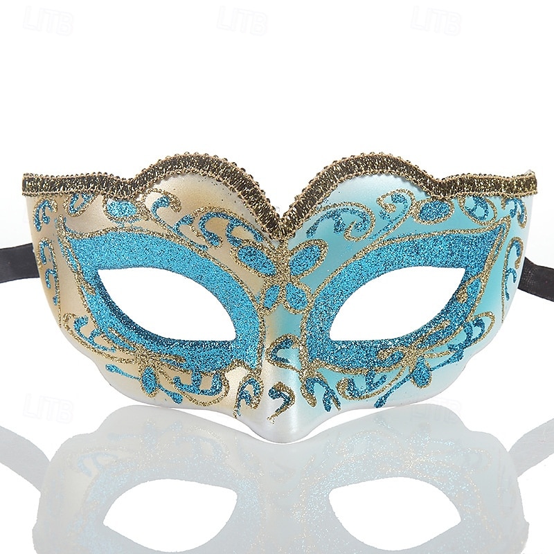 Fantom opery Arlecchino Arlecchina Karnevalová maska Benátská maska Columbina Dospělé Dámské Poloviční obličej Párty Plesová maškaráda Karneval v Benátkách předvečer Všech svatých Karneval Mardi Gras 2025 - $10.99 –P3