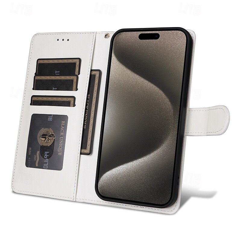 هاتف غطاء من أجل ايفون 16 برو ماكس بلس آيفون 15 برو ماكس بلس iPhone 14 13 12 11 Pro Max Plus iPhone 14 Pro Max iPhone 13 12 11 Pro Max غطاء الوجه مع حامل مع رباط المعصم فتحة لبطاقة مكتب  /  الأعمال 2025 - $15.99 –P1