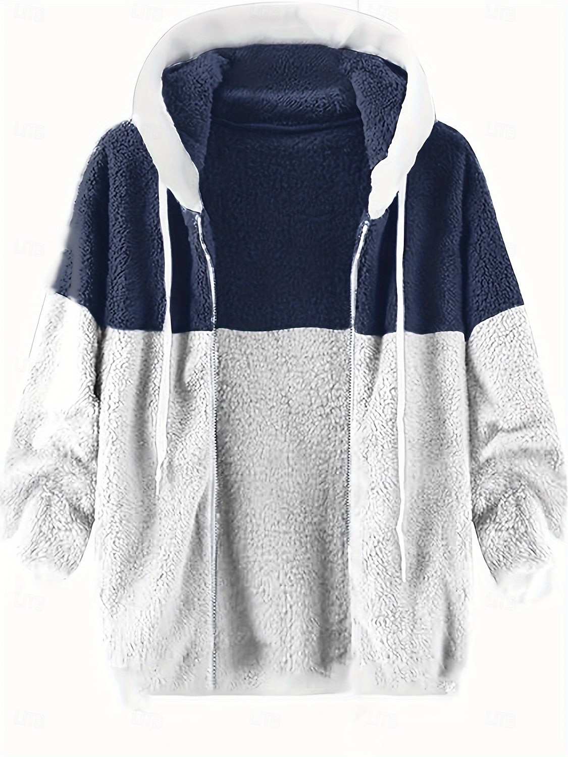 Hombre Sudadera con cremallera Sudadera con capucha y cremallera completa Chaqueta de lana Sudadera con capucha de lana Negro Azul Marino Caqui Gris Con Capucha Bloque de color Cerrar Retazos Deporte 2025 - $26.99 –P1