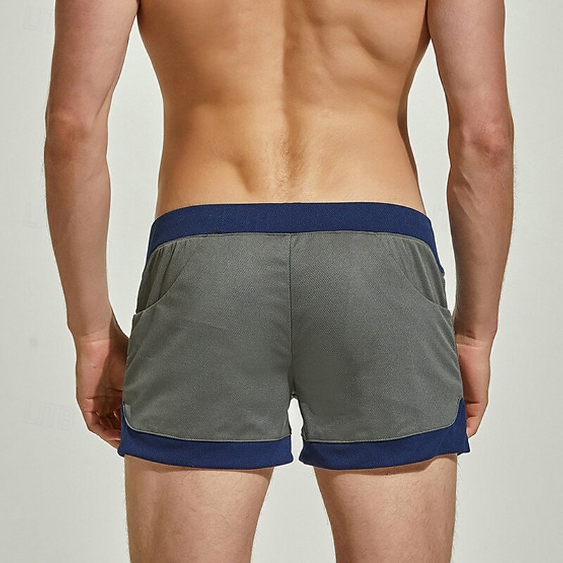 Herren 1 pc Unterwäsche Boxer Boxer-Shorts Patchwork Polyester Atmungsaktiv Weich Komfortabel Farbblock Mittlere Hüfthöhe Schwarz Weiß 2025 - $18.99 –P2