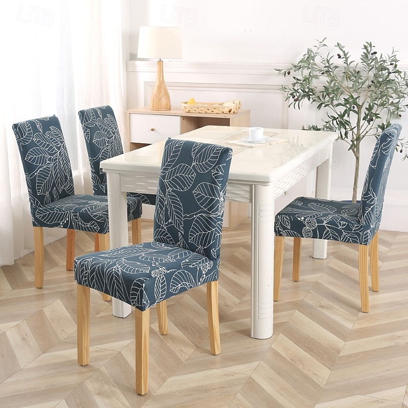 Funda elástica para silla de comedor, funda elástica y duradera para silla de comedor con respaldo alto, ideal para proteger y refrescar las sillas de comedor, agrega comodidad y estilo a la decoración de su comedor 2025 - $10.99 –P19
