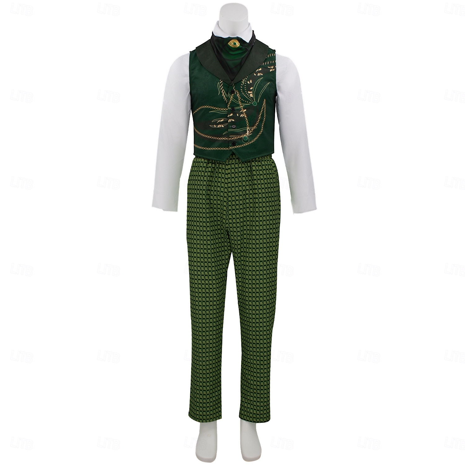 Bruxa Fada Fiyero Roupa Ocasiões Especiais Ternos / Conjuntos e Blazeres Trajes temáticos de filmes e séries Cosplay filme for Homens Adulto Dia Das Bruxas Carnaval Espetáculo Festa Palco de 2025 por $113.99 –P5