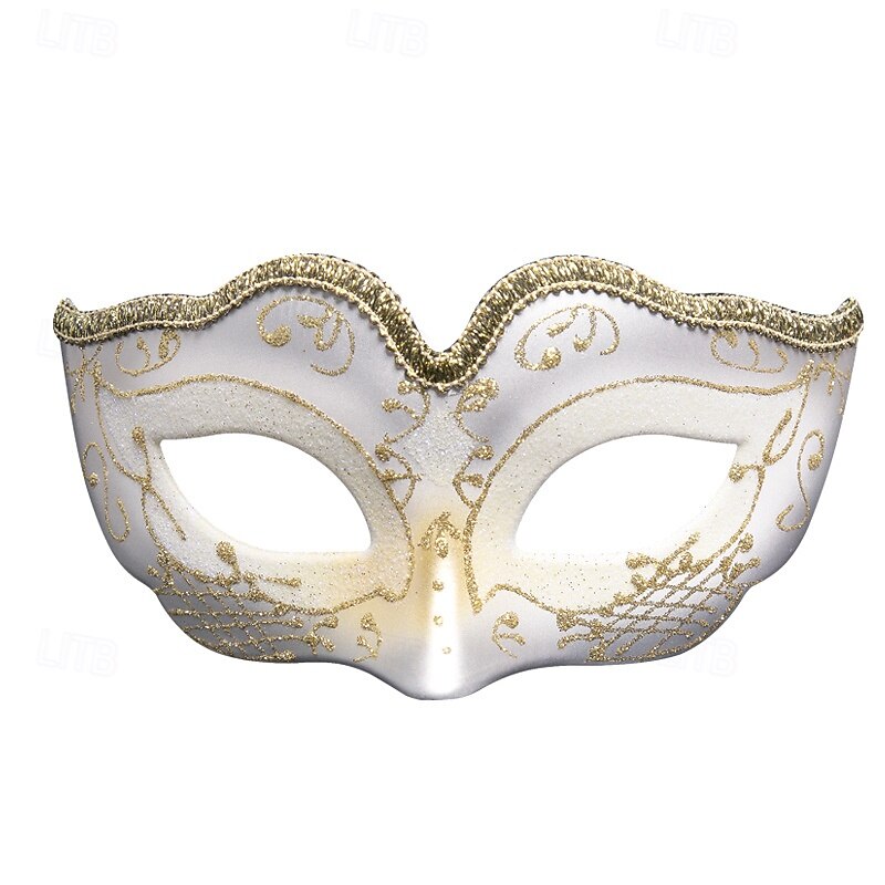 Arlequina Máscara de carnaval Máscara veneciana Colombina Adulto Mujer Media cara Fiesta Mascarada Carnaval de Venecia Víspera de Todos los Santos Carnaval Mardi Gras Disfraz de carnaval fácil 2025 - $18.49 –P8