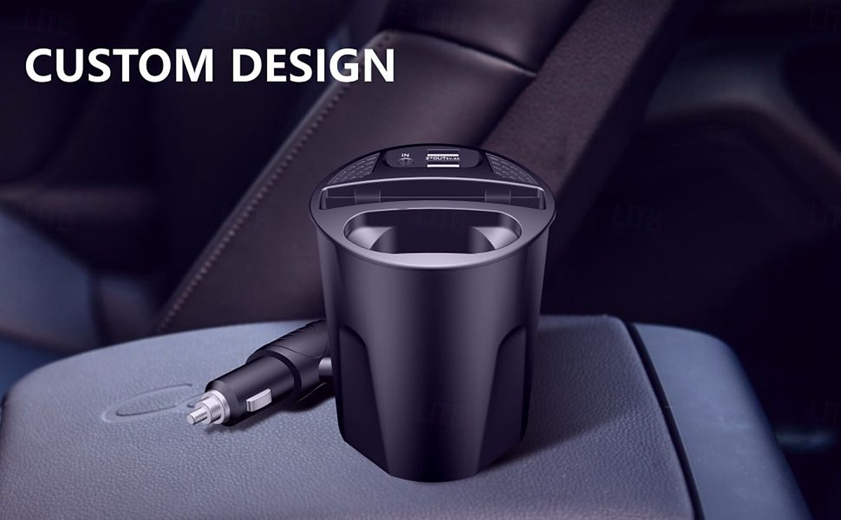 4 in 1 Multifunction Car Wireless Charging Cup for Qi Phone & Airpods 3/2/Pro Wireless Charger Phone Holder for Car Compatible 2025 - $47.99 –P4