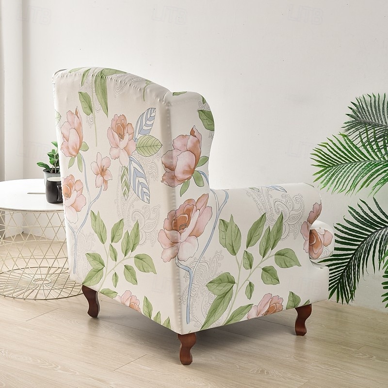 capa para cadeira com encosto alto e elástico, capa durável e elástica com design de estampa elegante, perfeita para proteger e refrescar sua cadeira com encosto alto, ideal para decoração de casa de 2025 por $36.99 –P6