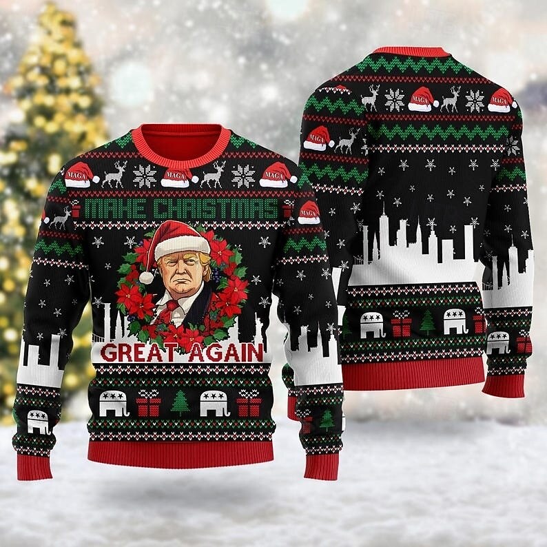 Mikulás Adu Pullover Vicces karácsonyi pulóver 3D Karácsony Vicces Kompatibilitás Páros Férfi Női Felnőttek Karácsony Farsang 3D nyomtatás Parti Fesztivál 2025 - $26.99 –P5