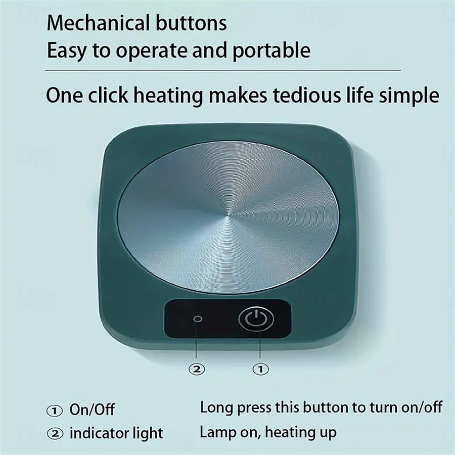 USB Electric Mug Mat Constant Temperature Intelligent Warm Coaster Rapid Heating Mug Heater Warmer Office Low Power Home Office Gift 2026 - $14.99 –P7