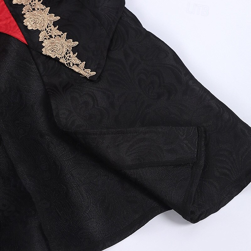 Punk & Gothic Medieval Renaissance Coat Jacket Tailcoat Prince Gentleman Women's Royal Steampunk Halloween Masquerade Event / Party Masquerade Adults' Coat 2025 - $55.99 –P6