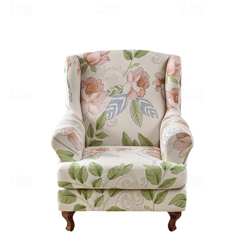 capa para cadeira com encosto alto e elástico, capa durável e elástica com design de estampa elegante, perfeita para proteger e refrescar sua cadeira com encosto alto, ideal para decoração de casa de 2025 por $36.99 –P4