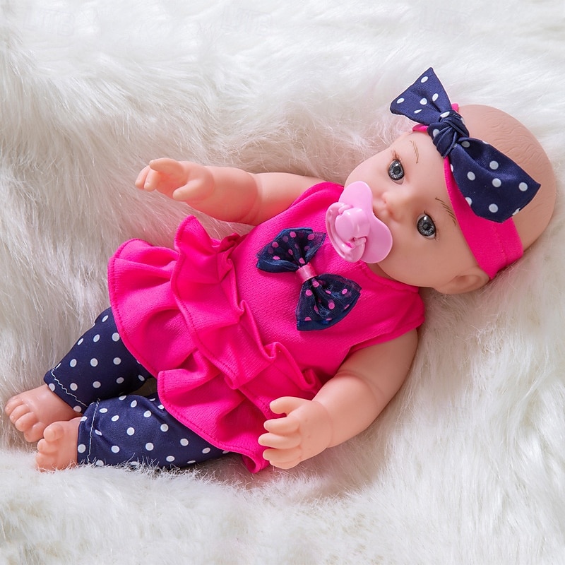 30cm/12tum reborn docka realistisk babydocka med set hatt strumpor napp julfestival present 2025 - $42.99 –P10