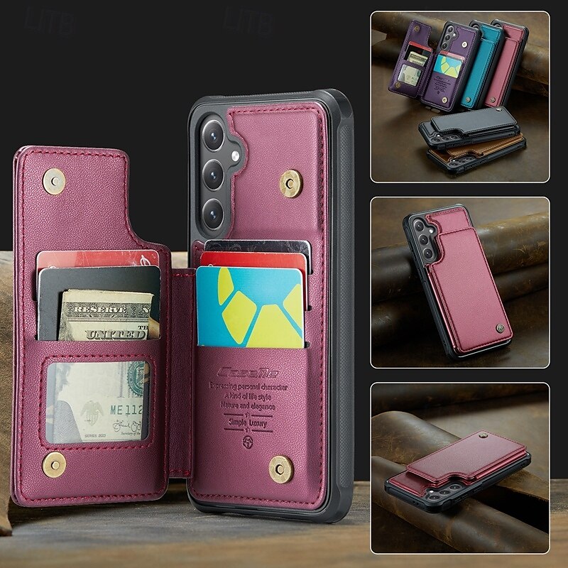 téléphone Coque Pour S24 S24 Ultra Plus S24 FE S23 S22 S21 S20 Ultra Plus FE A55 A35 A25 A15 5G A54 A34 A14 A53 A33 A23 A13 S25 Ultra Coque Arriere Avec Support Fente pour carte Antichoc Rétro TPU PC de 2025 ? $19.99 –P7