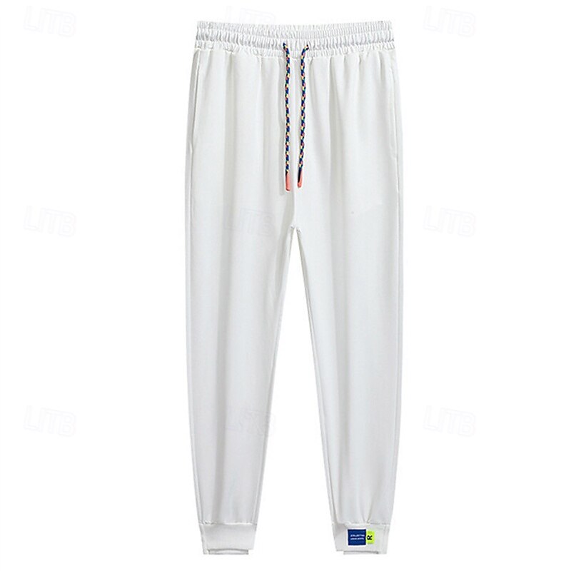 Men's Sherpa Fleece Pants Sweatpants Joggers Trousers Pocket Drawstring Elastic Waist Plain Comfort Warm Sports Outdoor Daily Fashion Casual Black White Micro-elastic 2025 - $20.99 –P7