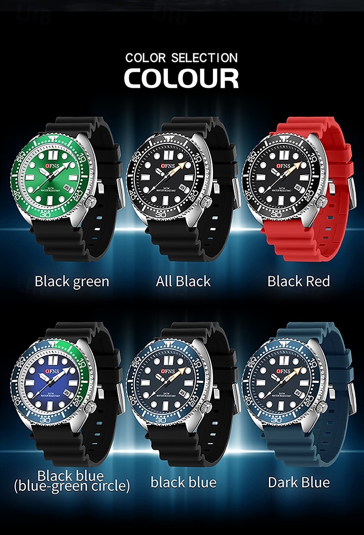 Men Quartz Watch Minimalist Fashion Casual Wristwatch Luminous Calendar Waterproof World Time Rubber Watch 2025 - $32.99 –P9