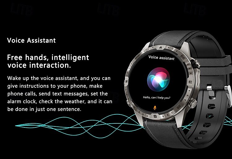 GT45 Smart Watch Men Bluetooth Call Outdoor Sports Voice Assistant Compass Health Monitoring Fitness Tracker Smartwatch 2025 - $68.99 –P8