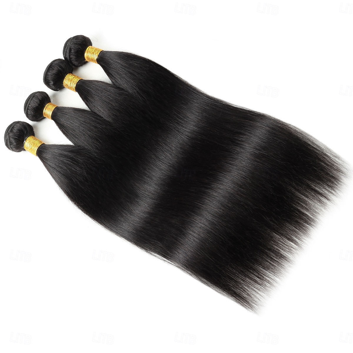 Braziliaans haar menselijk haar steil haar 4 bundel combinatie haar gordijn haar bundel 2025 - $156.99 –P2