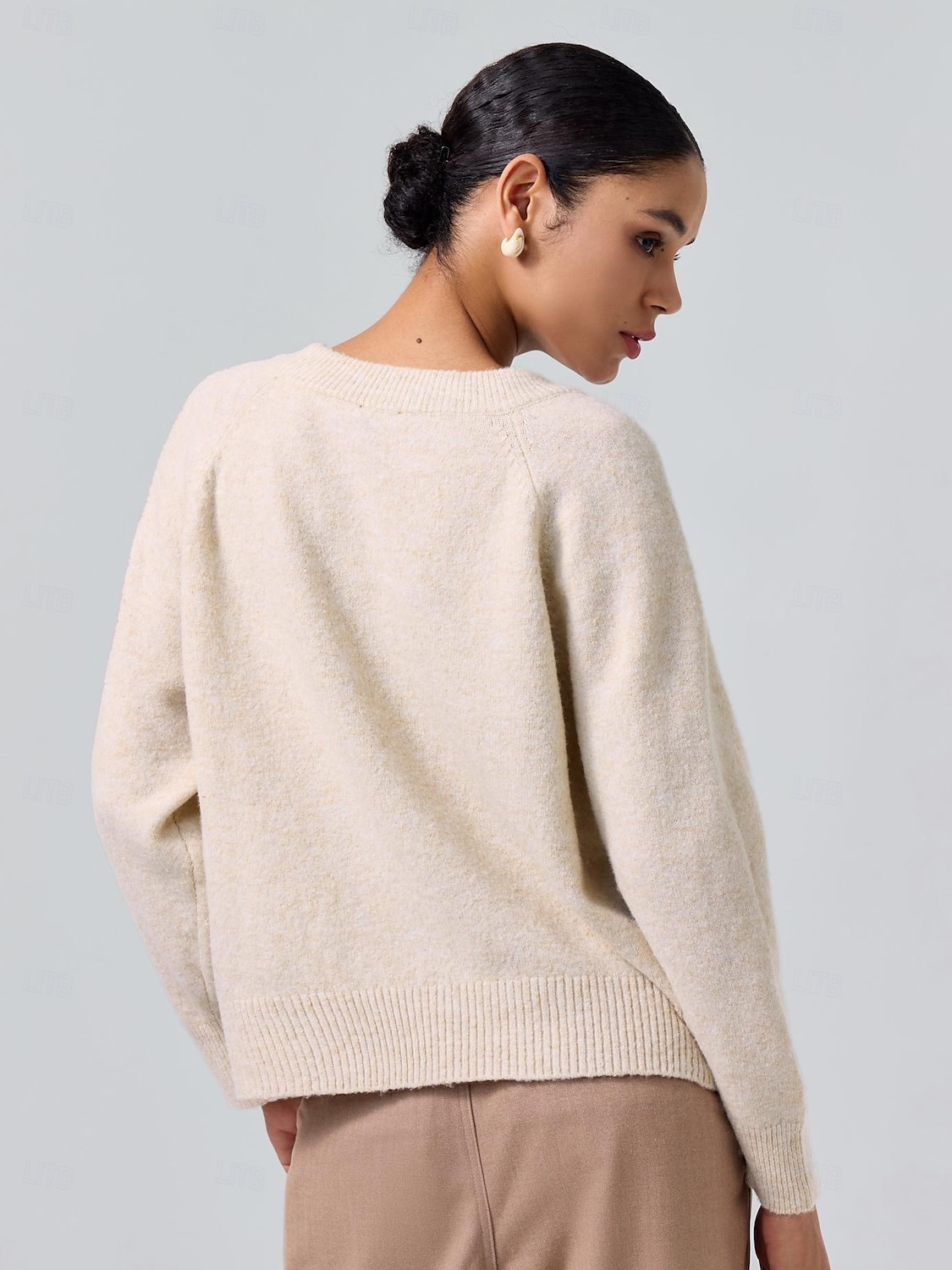 pull en laine mélangée brodé en tricot de 2025 ? $69.99 –P3