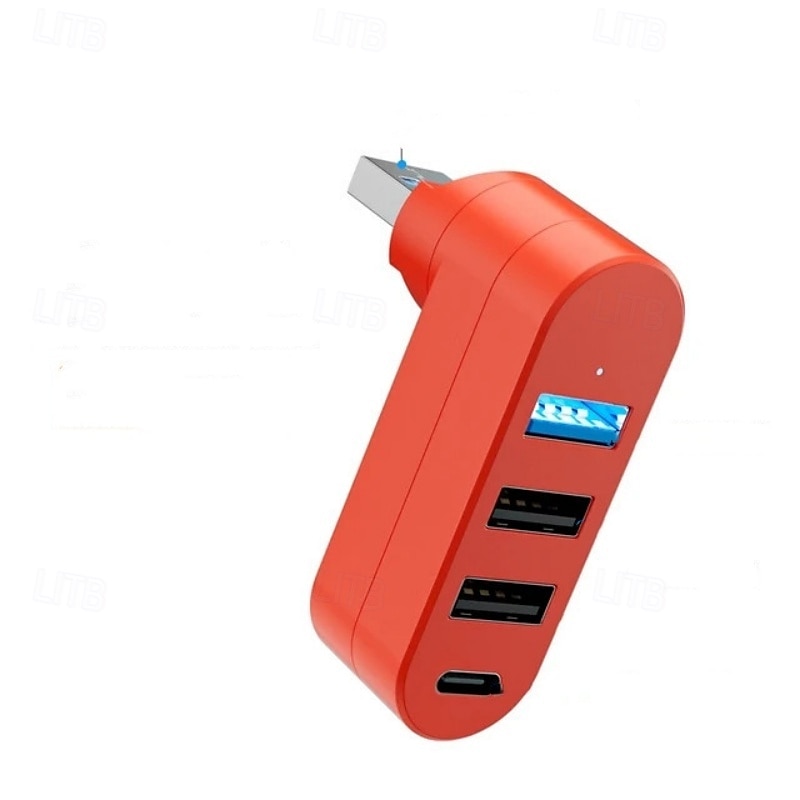USB 3.0 концентратор 4 порта USB разветвитель удлинитель многопортовый адаптер с 3 USB портами и 1 USB C порт питания/данных для ноутбука 2025 - $17.99 –P9