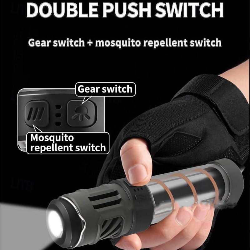 3-in-1 Outdoor Mosquito Repellent Light with Flashlight & Camping Lantern, Long Battery Life Mosquito Repellent Light with Warm Light Atmosphere Outdoor Camping Light 2025 - $30.99 –P13