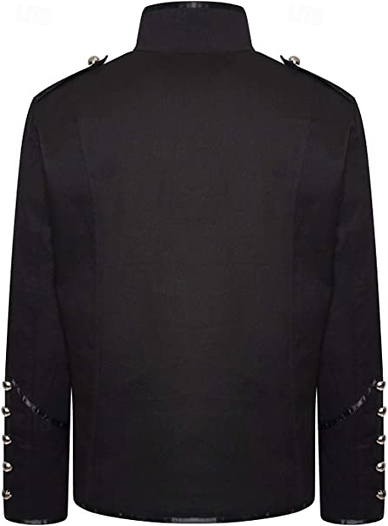 Retro Vintage Rococo Coat Masquerade Circus Jacket Prince Aristocrat Sequins Men's Carnival Masquerade Event / Party Adults' Coat Spring Fall & Winter 2025 - $44.99 –P6