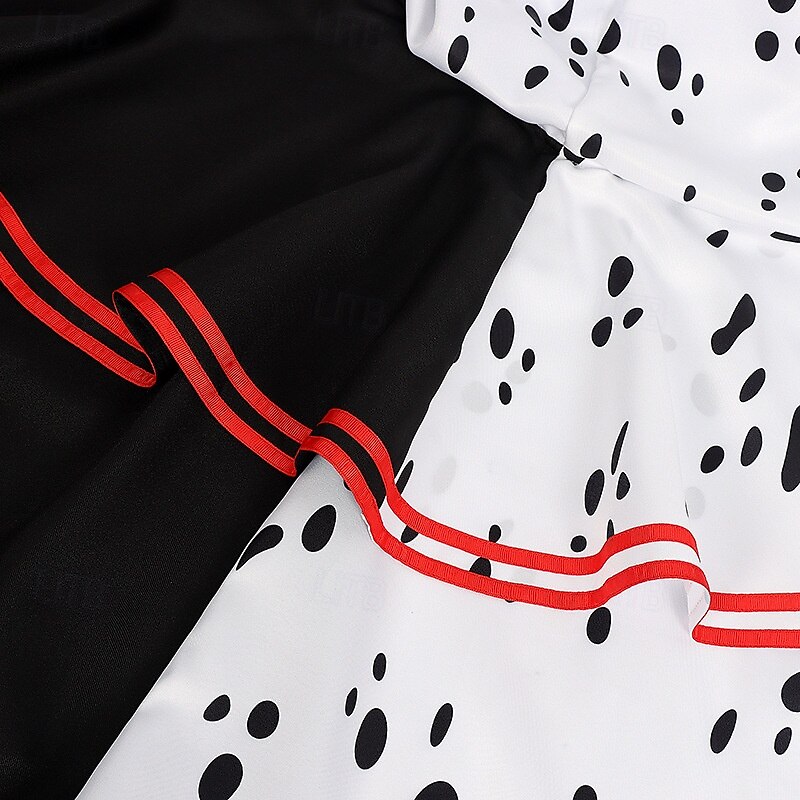 O sută și unul de dalmați Cruella De Vil Costum Cosplay Manta Clasic & Fără Vârstă Film Cosplay for Bărbați Pentru femei Adulți Crăciun Halloween Carnaval Evenimente / Petrecere 2025 - $45.99 –P6