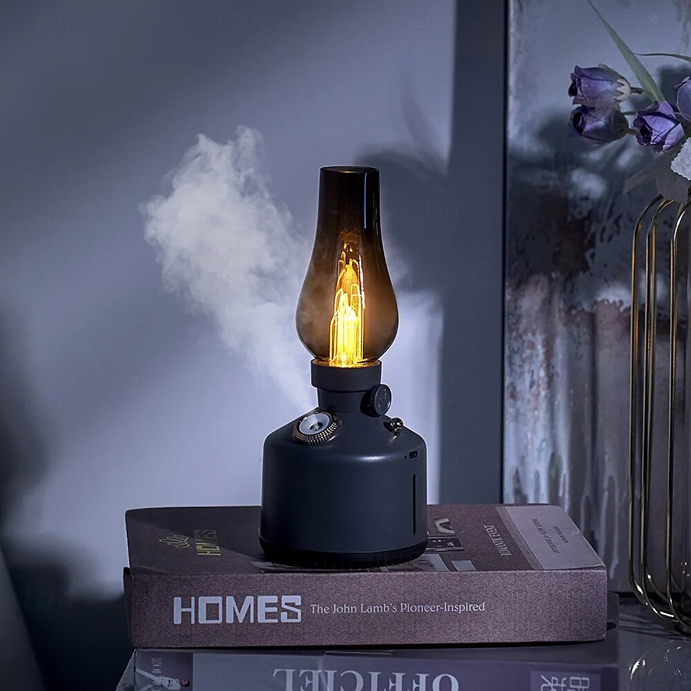 Lamp Air Humidifier Ambience Lamp Mute Retro Humidifier USB Small Fragrance Diffuser with Light for Home Office 2025 - $32.99 –P9