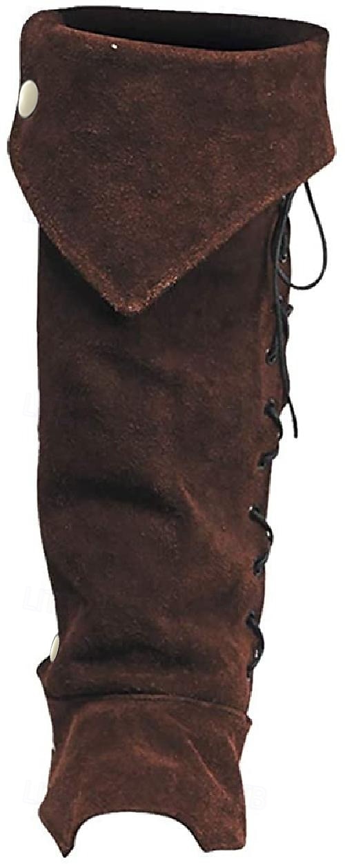 Retro Vintage Medieval Século XVII Traje Cosplay Polainas Capas para botas Feira Ren Pirata Guerreiro Cavalheiro Homens Mulheres Unisexo Pirata Fantasia Dia Das Bruxas Carnaval Baile de Máscaras de 2025 por $27.99 –P5