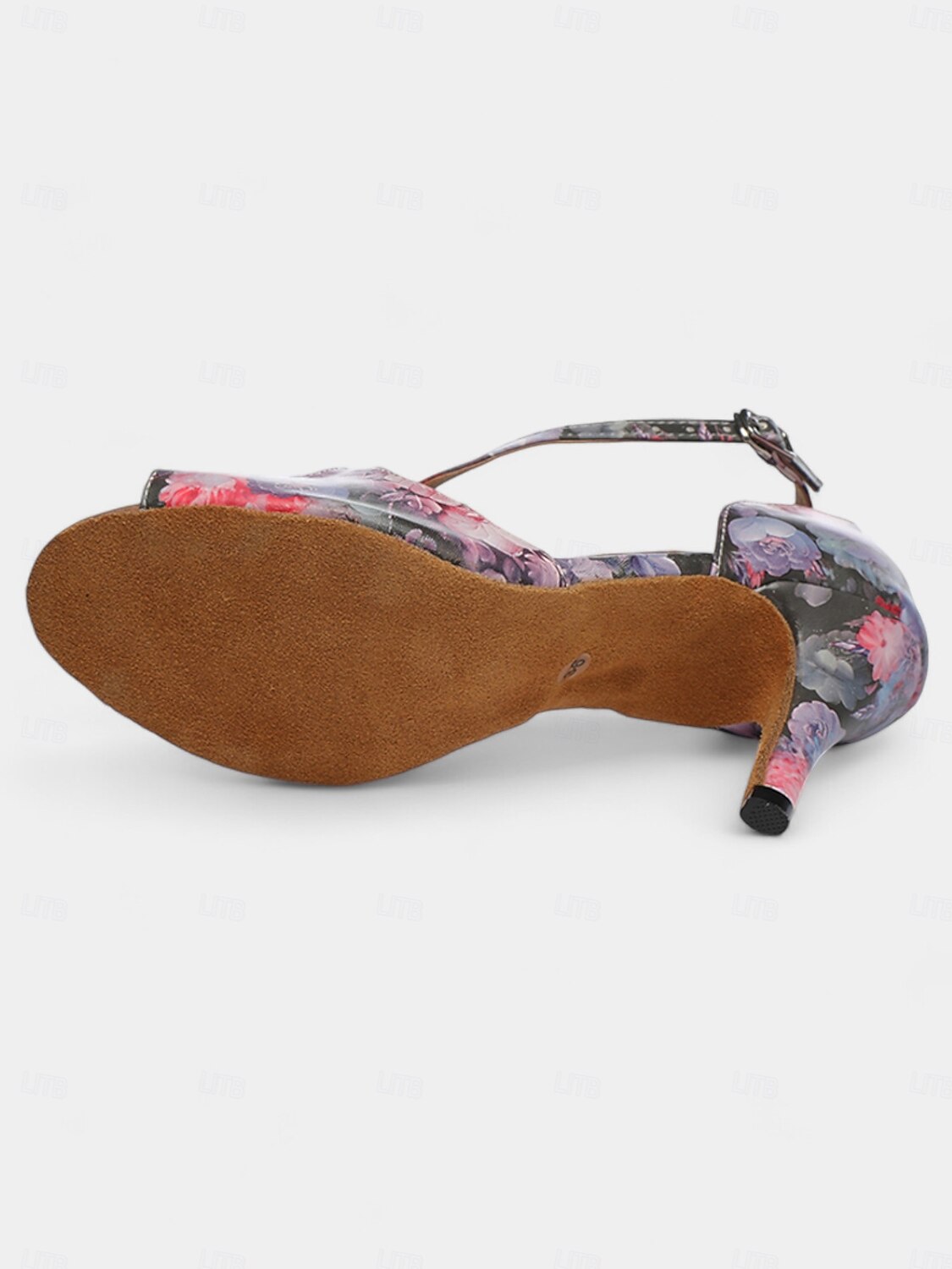 chaussures de danse latine à imprimé floral pour femmes - talons à bout ouvert avec design à lanières pour les spectacles de salon, de salsa et de tango de 2025 ? $46.99 –P8