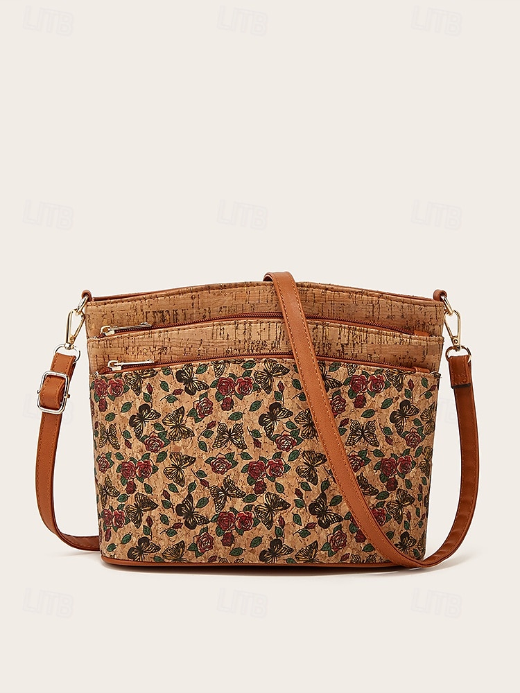 boho vintage crossbody táska geometrikus mintákkal - könnyű és stílusos válltáska nőknek, ideális mindennapokhoz és utazáshoz 2025 - $29.99 –P6