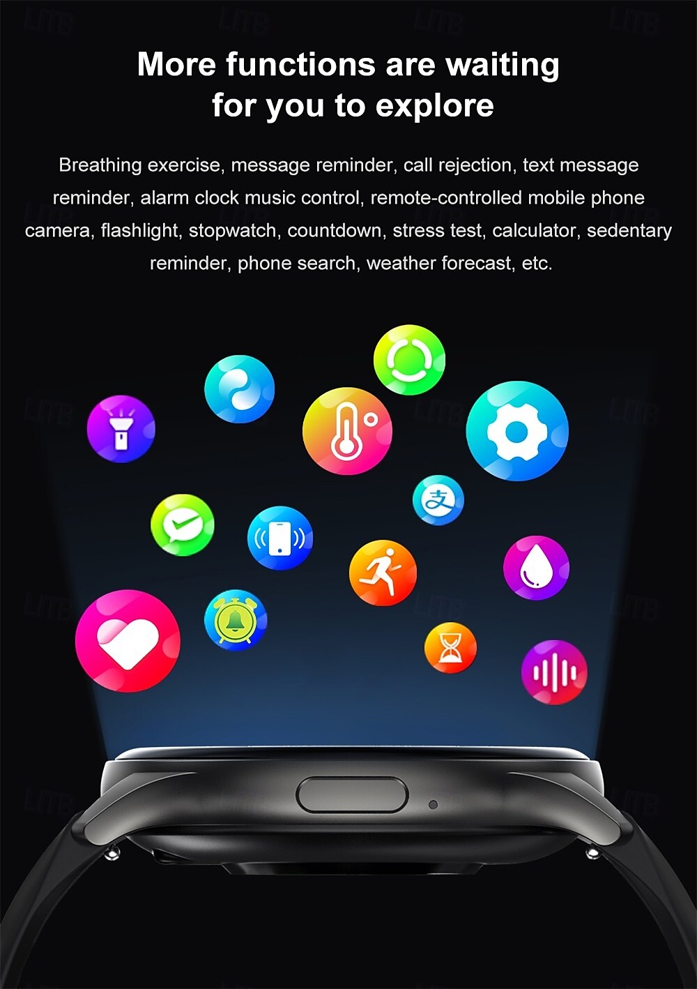696 ZW60 Smart Watch 1.43 inch Smart Band Fitness Bracelet Bluetooth Pedometer Call Reminder Sleep Tracker Compatible with Android iOS Women Men Hands-Free Calls Message Reminder IPX-0 44mm Watch Case 2025 - $39.99 –P18