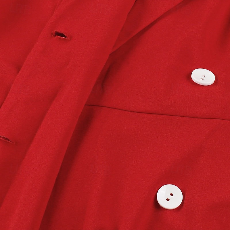 Retro 50. léta Rockabilly Polední Šaty na šaty Flare šaty Větší velikosti S páskem A-Linie Dámské Dovolená Maturita Retro tematická párty Dospělé Šaty Jaro léto 2025 - $34.99 –P8