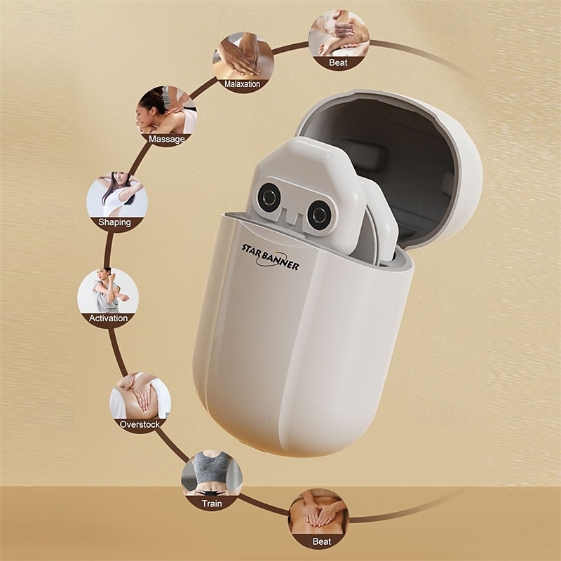 Portable Cordless TENS Massage Patch Pain Relief Muscle Stimulation Patch Rechargeable with Charging Case Electric Pulse Patch for Relaxation 2025 - $39.99 –P3