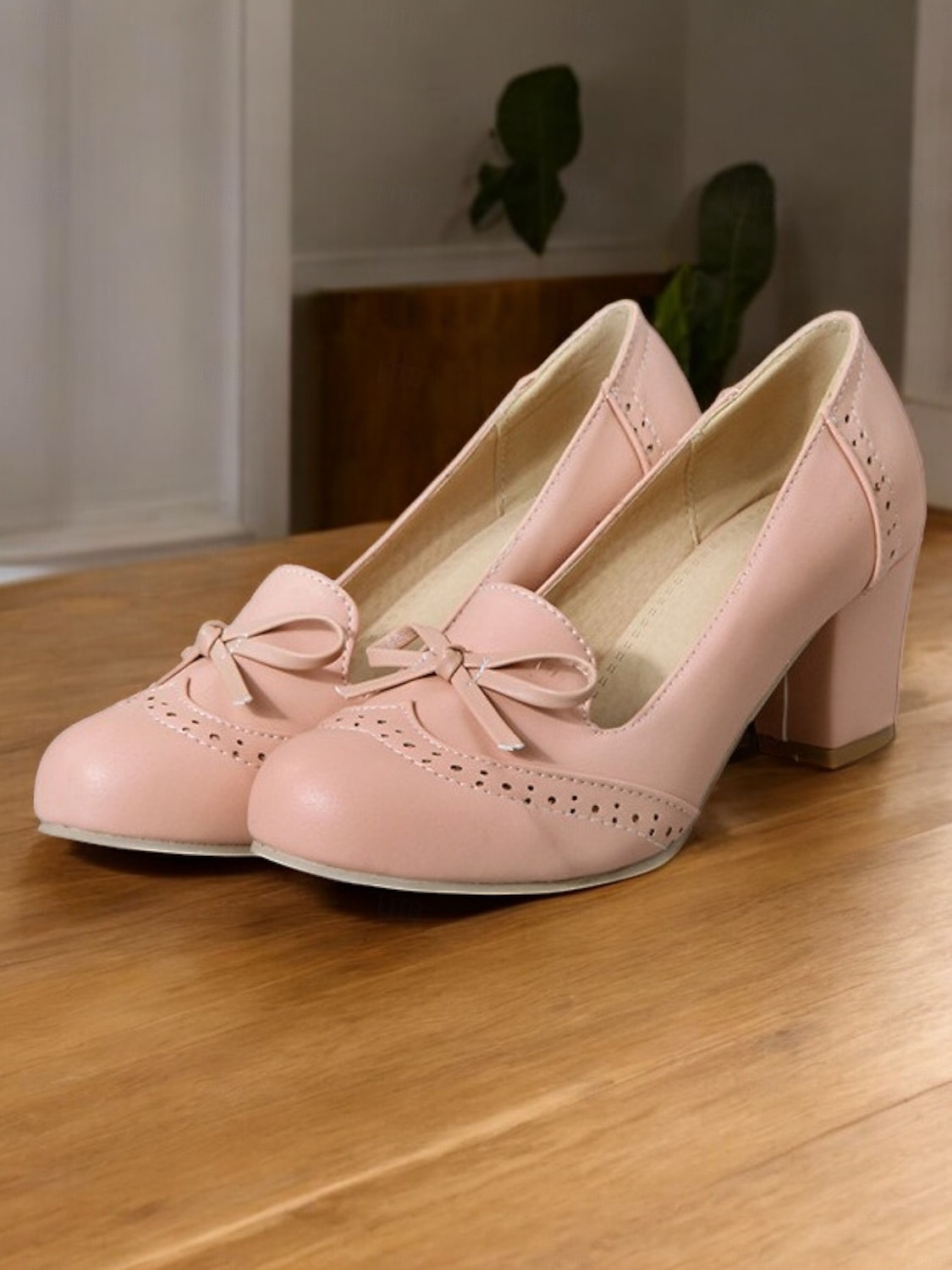 lyseblå loafers i preppy-stil for kvinner med sløyfedetalj - behagelig og stilig for jobb- eller fritidsbruk 2025 - $46.99 –P5