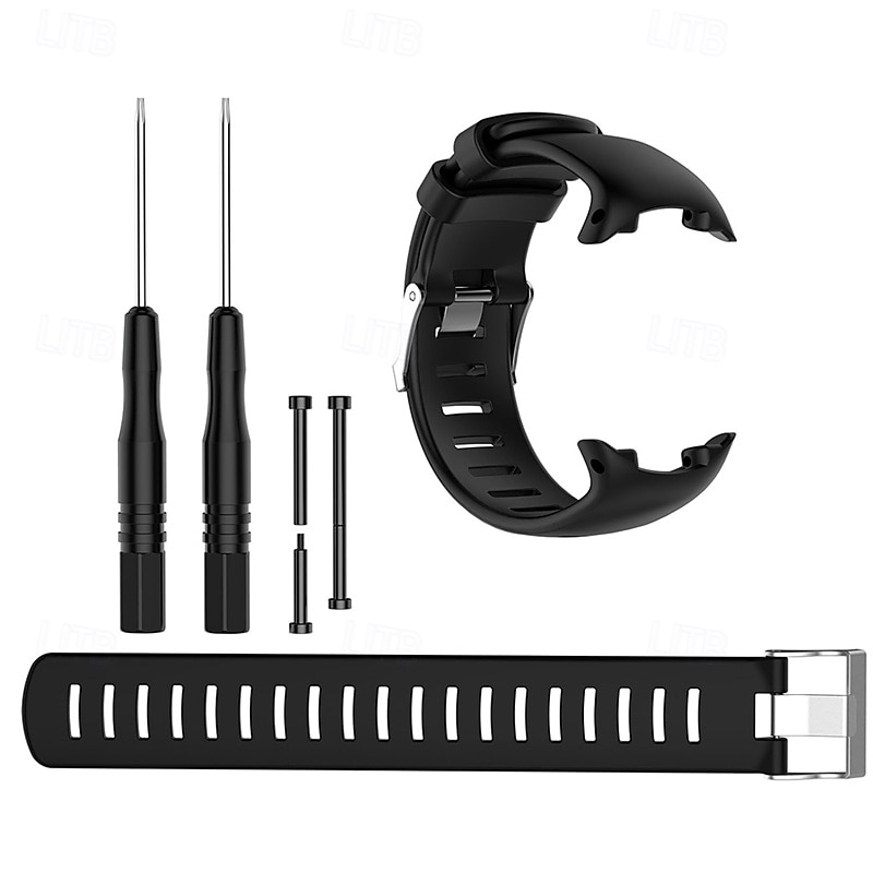 Reim til Smartklokke Kompatibel med Suunto SUUNTO D4 D4i NYHET Smartklokke Stropp Solo loop Sportsrem Erstatning Armbånd 2025 - $24.99 –P2