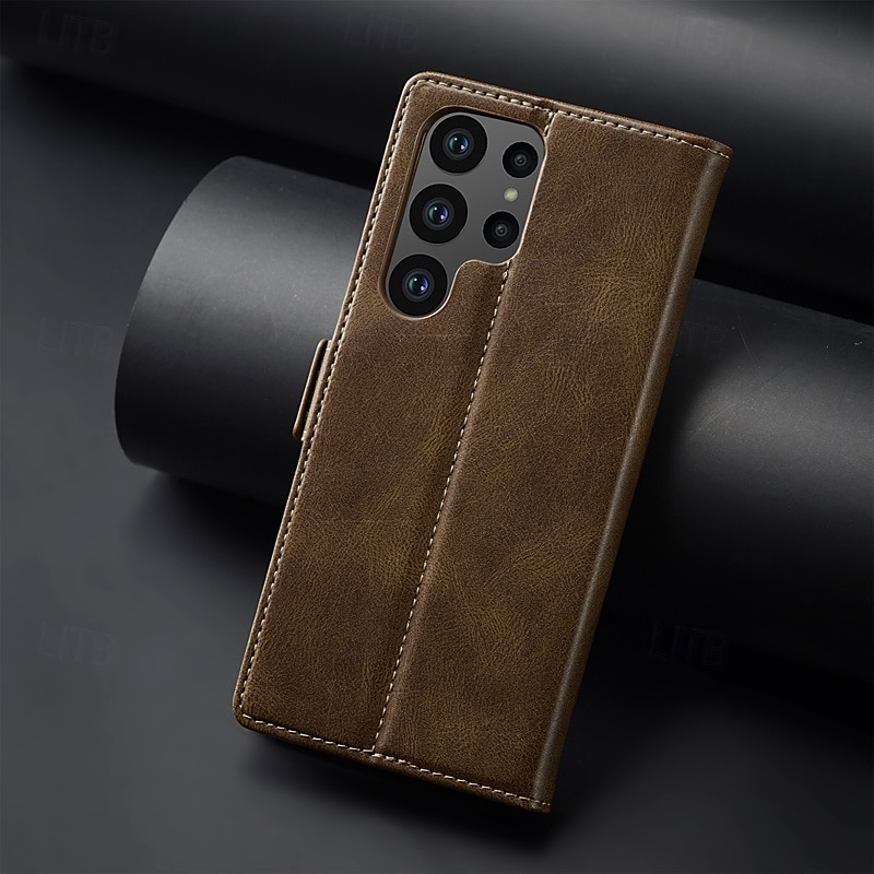 телефон Кейс для Назначение SSamsung Galaxy S24 S24 Ultra Plus S24 ФЭ S23 S22 S21 S20 Ultra Plus FE A54 A34 A14 А53 A52 Samsung A13 5G Откидная крышка со стендом Магнитный Разъем для карты Ретро 2025 - $18.99 –P5