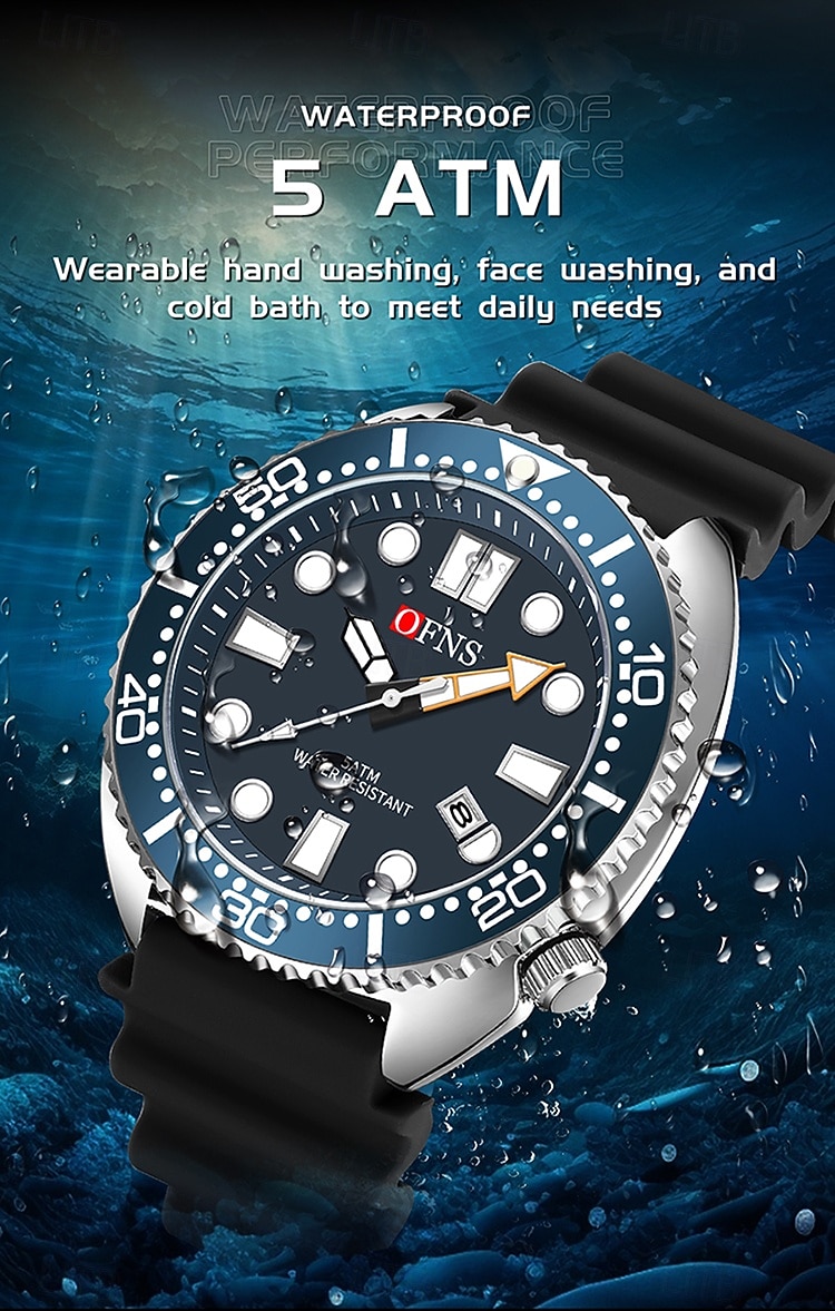 Men Quartz Watch Minimalist Fashion Casual Wristwatch Luminous Calendar Waterproof World Time Rubber Watch 2025 - $32.99 –P12