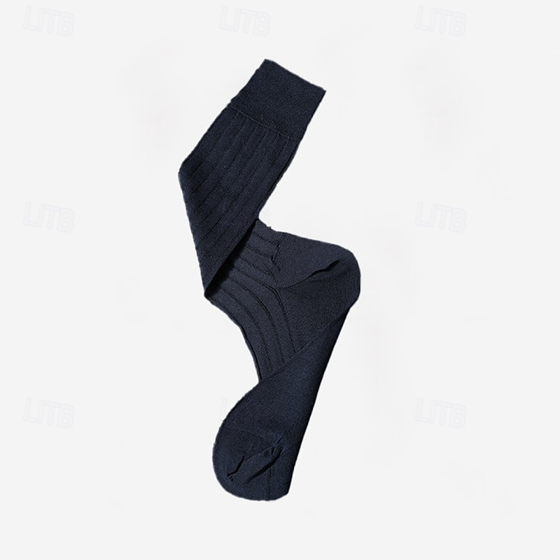 Men's 1 Pair Socks Black Red Color Solid Color Formal Wedding Anniversary Thin Spring &  Fall Knitwear Elegant 2025 - $12.99 –P3